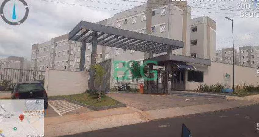 Apartamento com 2 dormitórios à venda, 41 m² por r$ 110.681 - vitta são jose - bauru/sp