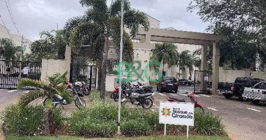 Apartamento com 2 dormitórios à venda, 44 m² por r$ 90.161,30 - bosque dos girassois - birigüi/sp
