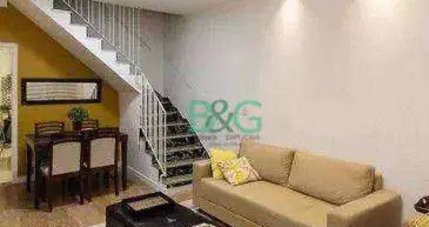 Sobrado com 3 dormitórios à venda, 120 m² por r$ 799.000 - água rasa - são paulo/sp