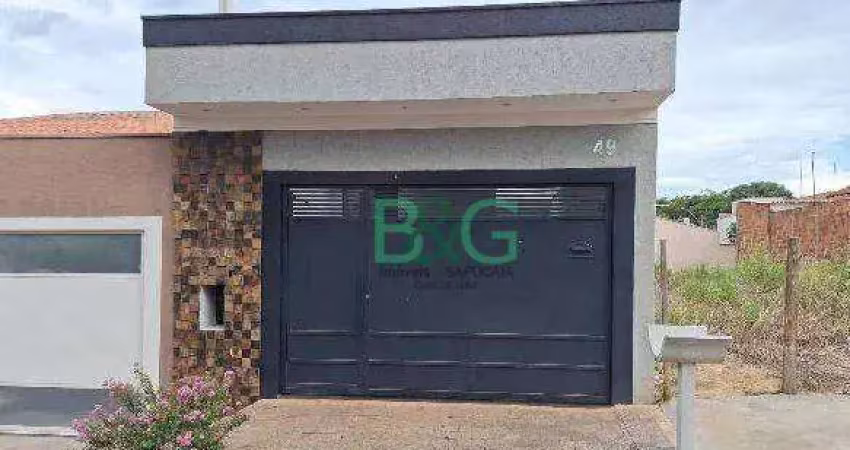Casa à venda, 95 m² por r$ 248.258,95 - parque residencial laluce ii - birigüi/sp