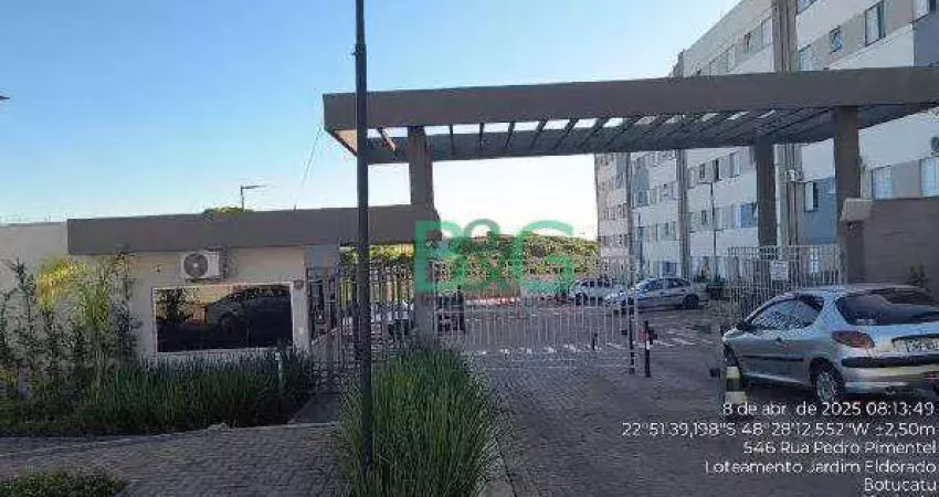 Apartamento à venda, 41 m² por r$ 180.960,27 - botucatu - botucatu/sp