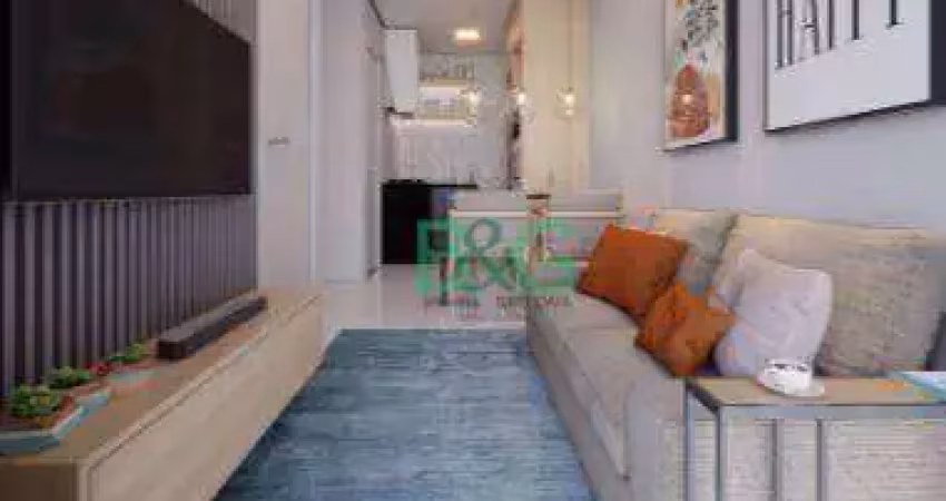 Apartamento com 1 dormitório à venda, 21 m² por r$ 200.871 - vila centenário - são paulo/sp