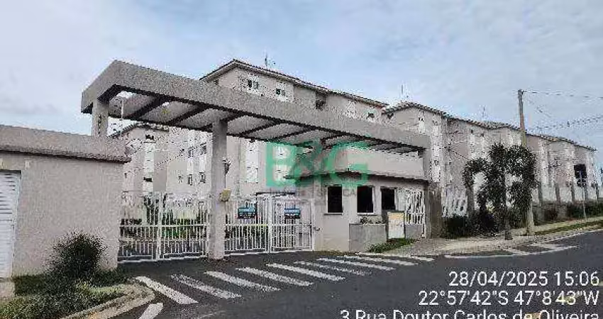 Apartamento com 2 dormitórios à venda, 47 m² por r$ 138.000 - residencial novo tempo - campinas/sp