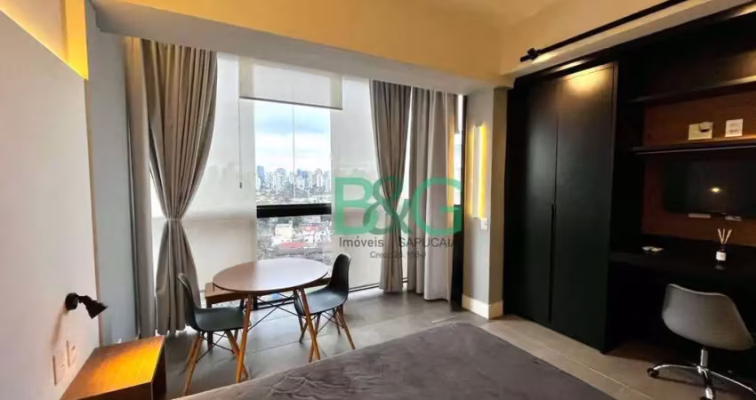 Studio com 1 dormitório à venda, 26 m² por r$ 560.000 - vila olímpia - são paulo/sp