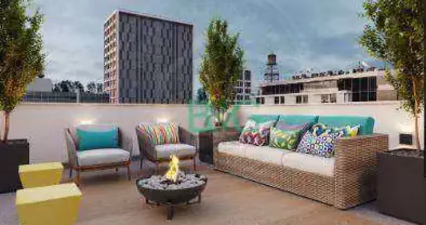 Apartamento com 1 dormitório à venda, 27 m² por r$ 245.421 - cidade mãe do céu - são paulo/sp