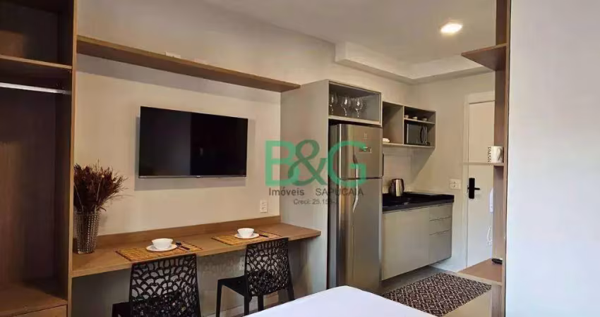 Studio com 1 dormitório à venda, 28 m² por r$ 419.000,00 - paraíso - são paulo/sp