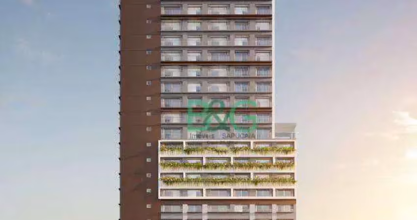 Studio com 1 dormitório à venda, 26 m² por r$ 405.063 - perdizes - são paulo/sp