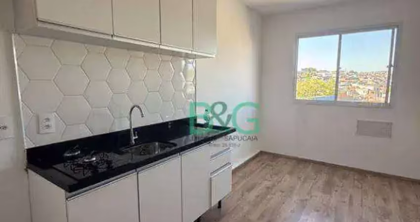 Apartamento com 1 dormitório à venda, 25 m² por r$ 195.000,00 - jardim vila carrão - são paulo/sp