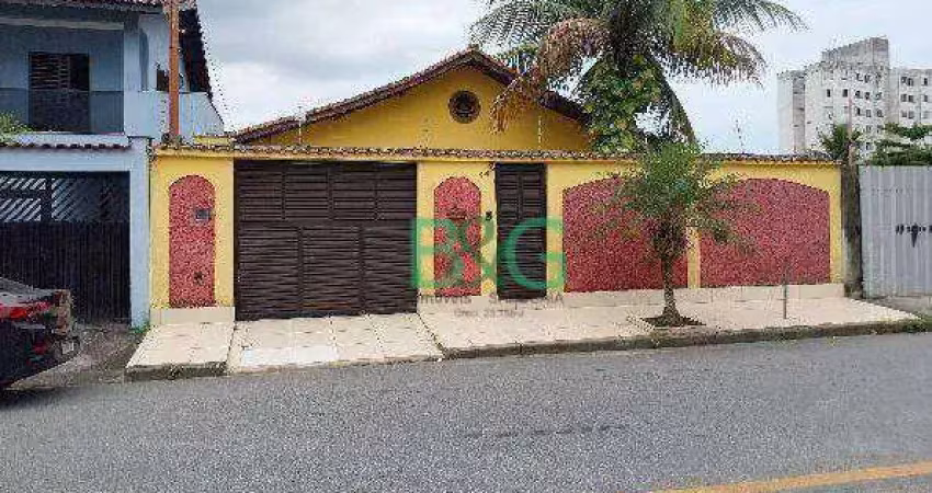 Casa com 3 dormitórios à venda, 214 m² por r$ 422.400 - parque são luis - cubatão/sp
