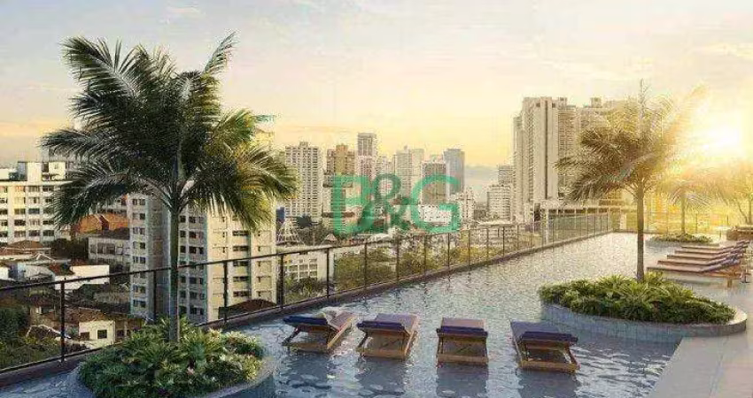Studio com 1 dormitório para alugar, 25 m² por r$ 3.757/mês - perdizes - são paulo/sp