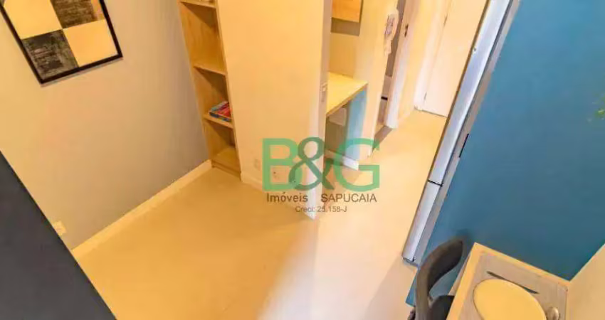 Studio com 1 dormitório à venda, 26 m² por r$ 374.900 - mirandópolis - são paulo/sp