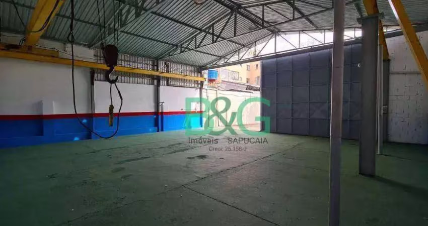 Galpão para alugar, 550 m² por r$ 15.300,00/mês - ipiranga - são paulo/sp