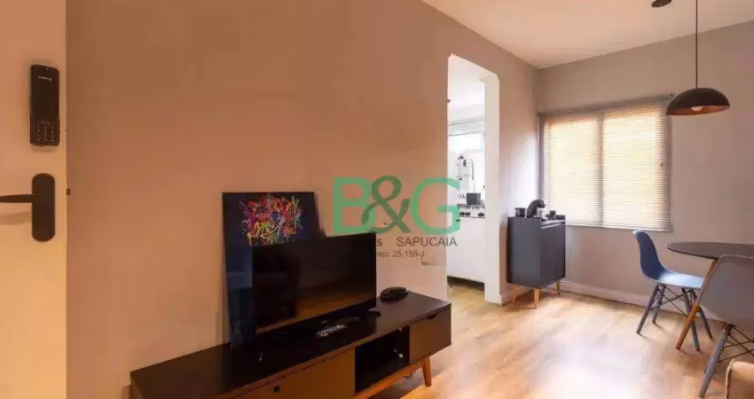 Apartamento com 1 dormitório à venda, 36 m² por r$ 324.000 - bela vista - são paulo/sp