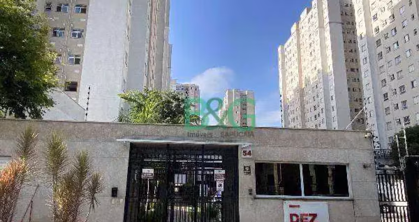 Apartamento com 2 dormitórios à venda, 46 m² por r$ 223.147 - jardim américa da penha - são paulo/sp