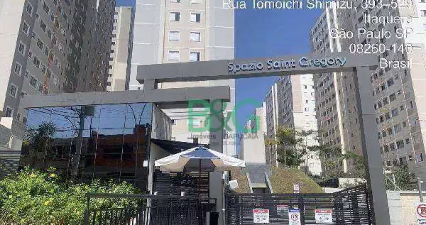 Apartamento com 2 dormitórios à venda, 43 m² por r$ 217.389 - colônia zona leste - são paulo/sp