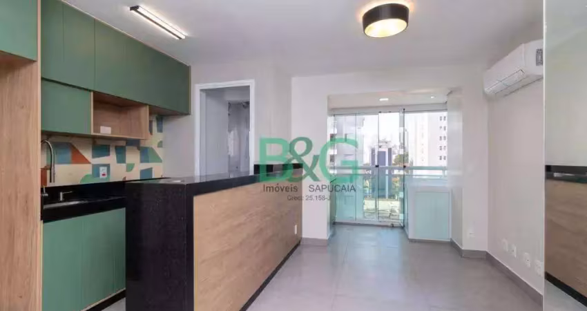 Apartamento com 1 dormitório à venda, 42 m² por r$ 595.000 - barra funda - são paulo/sp