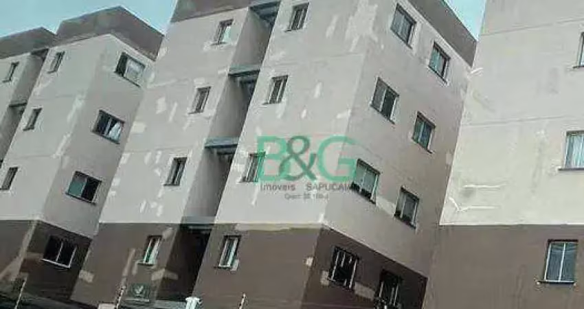 Apartamento com 1 dormitório à venda, 38 m² por r$ 196.544 - jardim dos pássaros - guarujá/sp