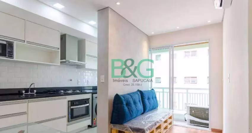 Apartamento com 1 dormitório à venda, 40 m² por r$ 549.000 - vila clementino - são paulo/sp
