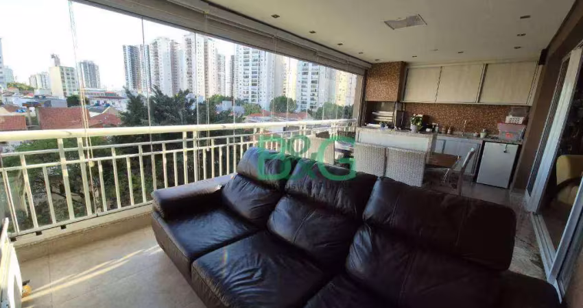 Apartamento, 146 m² - venda por r$ 2.245.000,00 ou aluguel por r$ 209.300,00/mês - belenzinho - são paulo/sp