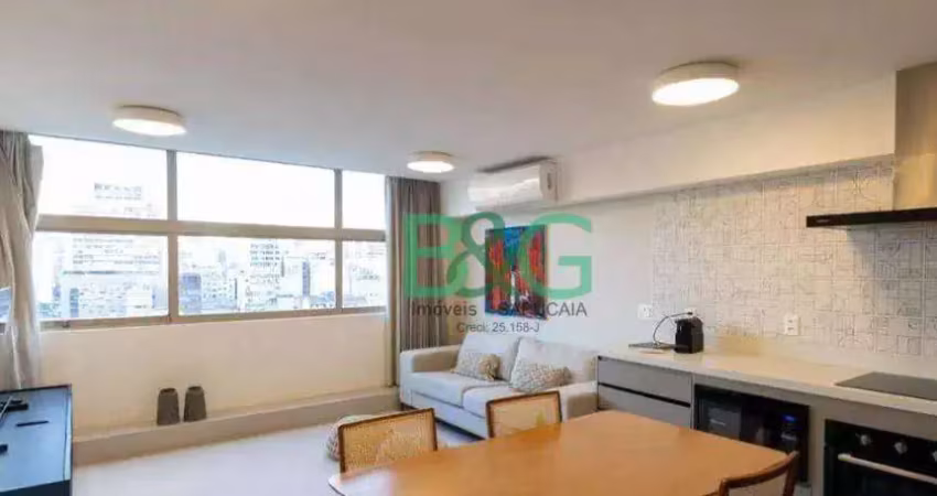 Studio com 1 dormitório à venda, 38 m² por r$ 369.000 - centro - são paulo/sp
