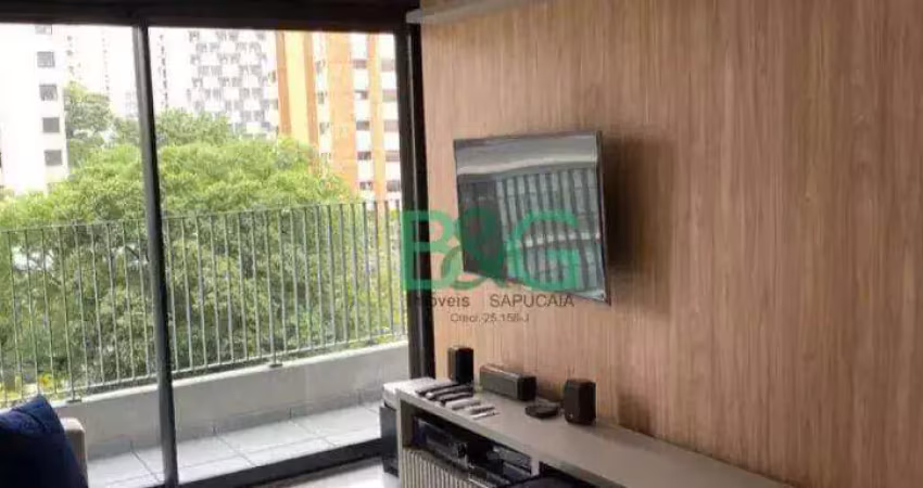 Apartamento com 1 dormitório à venda, 50 m² por r$ 1.250.000 - jardim das bandeiras - são paulo/sp