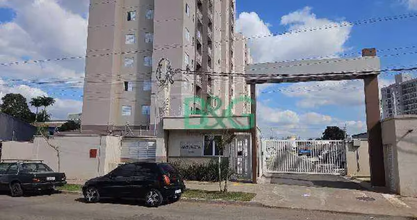 Apartamento com 2 dormitórios à venda, 47 m² por r$ 221.571 - chácara antonieta - limeira/sp