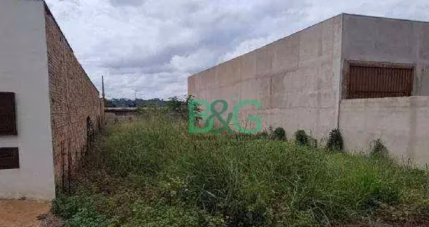 Terreno à venda, 301 m² por r$ 81.784 - jardim santa rosa - jaboticabal/sp