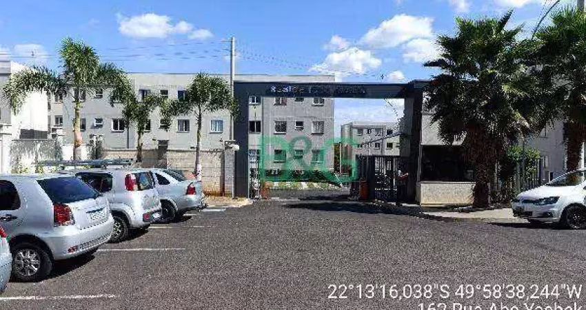 Apartamento com 2 dormitórios à venda, 39 m² por r$ 116.295 - jardim califórnia - marília/sp