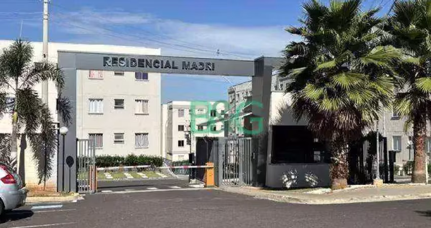 Apartamento com 2 dormitórios à venda, 39 m² por r$ 124.713 - jardim califórnia - marília/sp