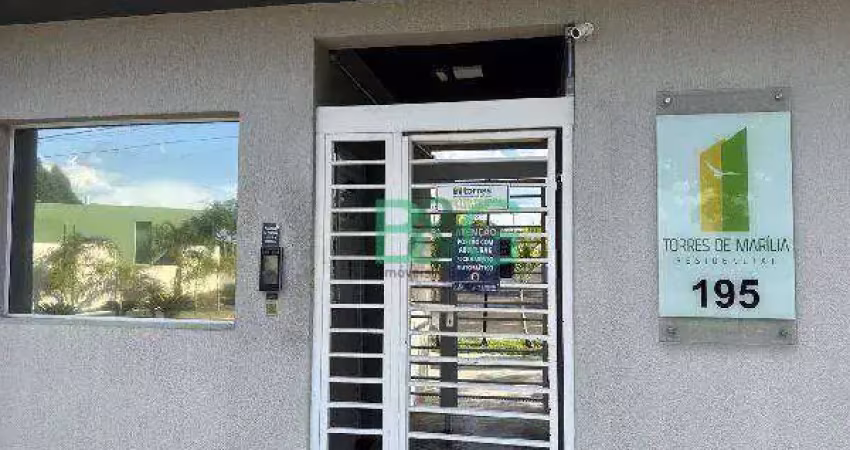 Apartamento com 1 dormitório à venda, 51 m² por r$ 156.644 - osvaldo fanceli - marília/sp