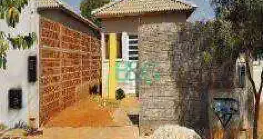 Casa com 1 dormitório à venda, 42 m² por r$ 84.892 - centro - monte aprazível/sp