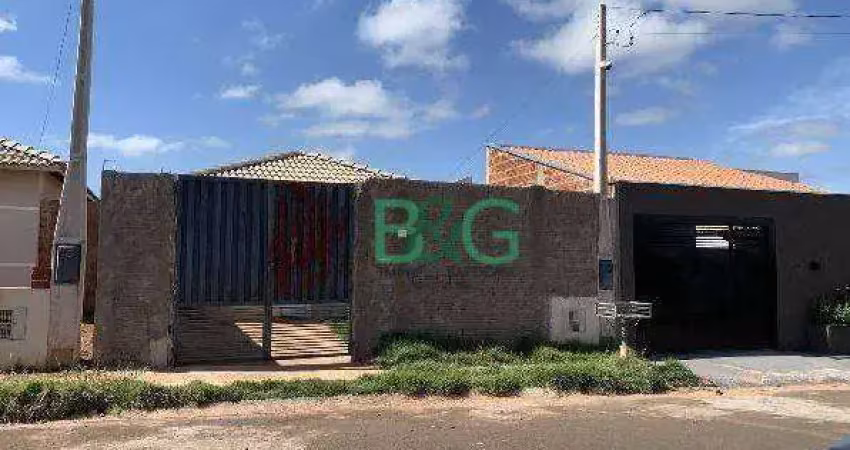 Casa com 2 dormitórios à venda, 42 m² por r$ 126.799 - campo belo - monte aprazível/sp