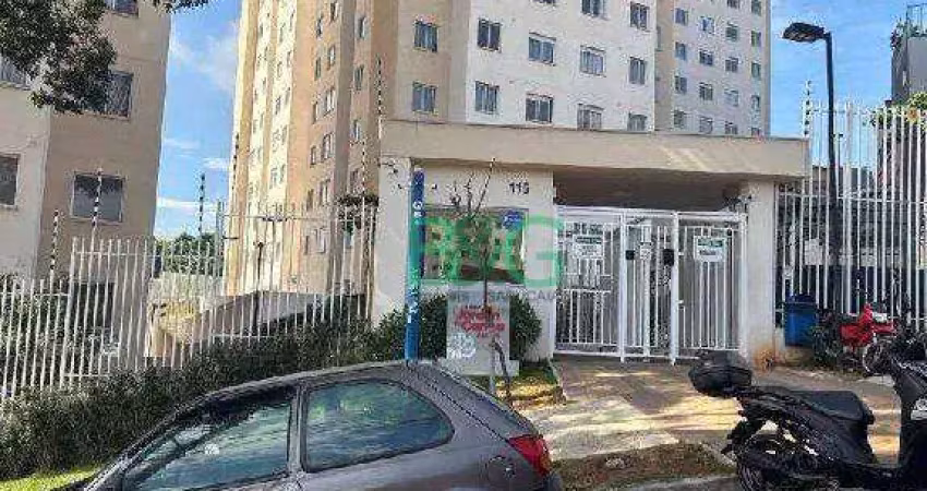 Apartamento com 2 dormitórios à venda, 32 m² por r$ 155.922 - fazenda aricanduva - são paulo/sp