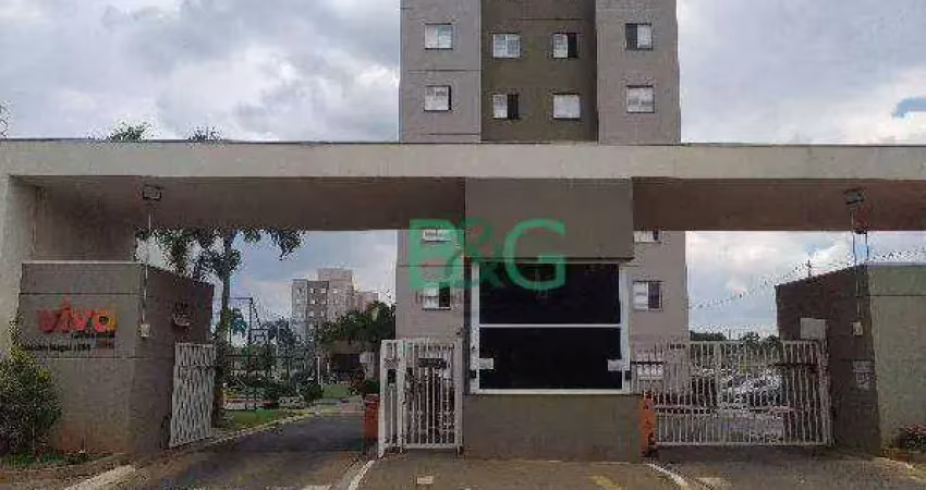 Apartamento com 2 dormitórios à venda, 41 m² por r$ 133.141 - terra preta - monte mor/sp