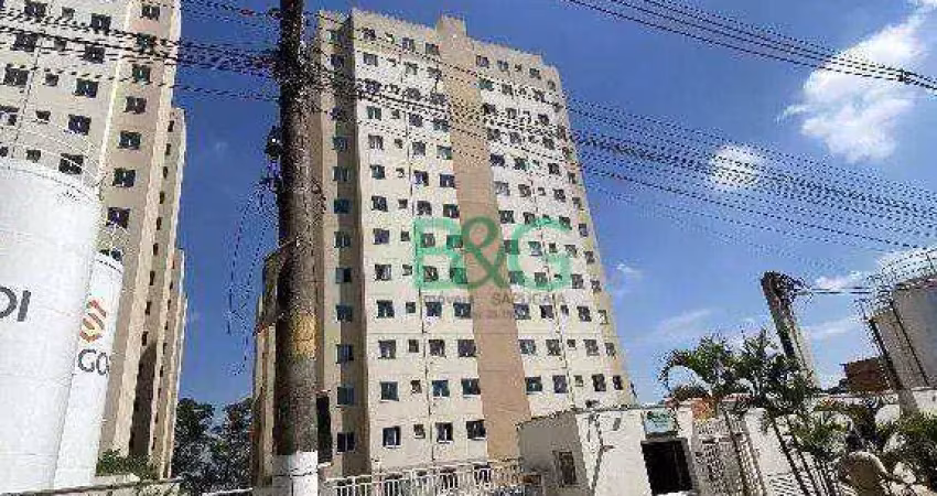 Apartamento com 2 dormitórios à venda, 45 m² por r$ 153.890 - vila carmosina - são paulo/sp