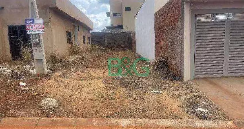 Terreno à venda, 125 m² por r$ 98.906 - jardim monte cristo - morro agudo/sp