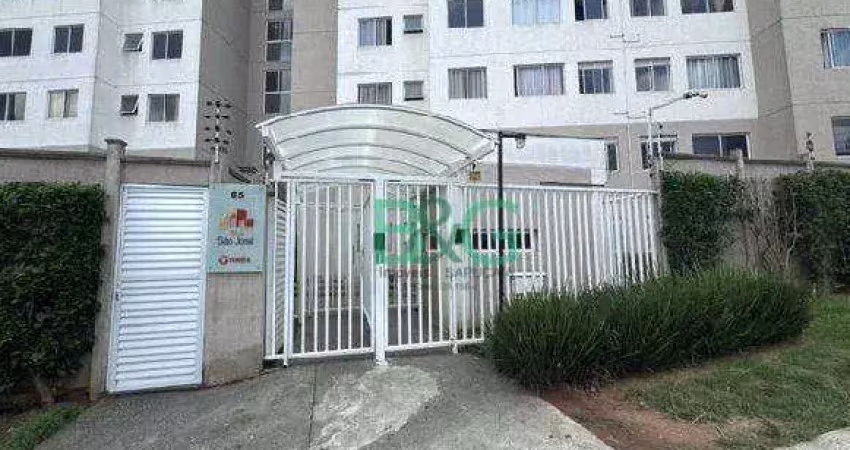 Apartamento com 2 dormitórios à venda, 41 m² por r$ 117.000,00 - guaianazes - são paulo/sp