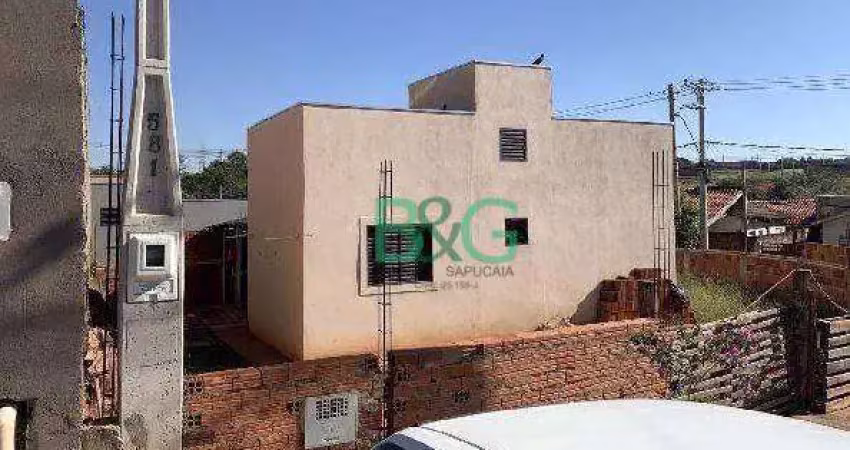 Casa com 2 dormitórios à venda, 43 m² por r$ 128.601 - residencial harmonia - olímpia/sp