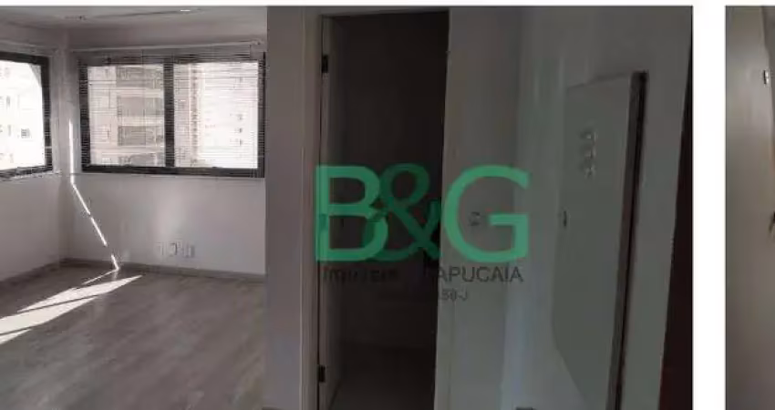 Sala para alugar, 38 m² por r$ 2.900,00/mês - chácara santo antônio - santo amaro/sp