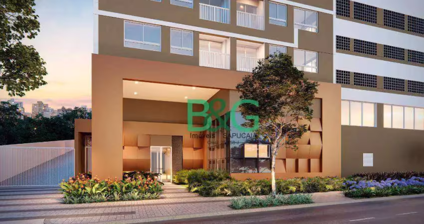 Apartamento com 1 dormitório à venda, 38 m² por r$ 402.326,10 - tatuapé - são paulo/sp