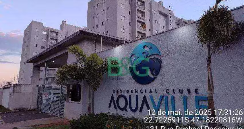 Apartamento com 2 dormitórios à venda, 46 m² por r$ 232.925 - joão aranha - paulínia/sp
