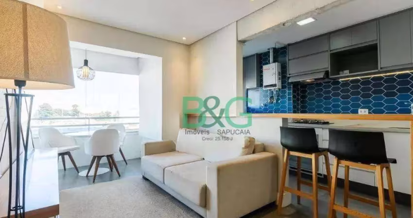 Apartamento com 1 dormitório à venda, 48 m² por r$ 529.000 - tatuapé - são paulo/sp