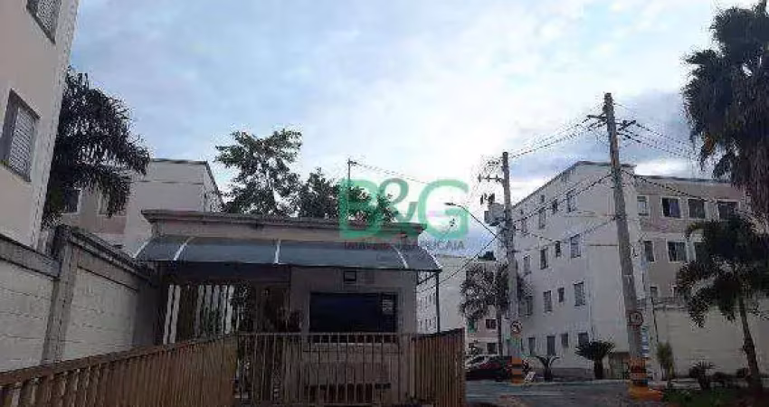 Apartamento com 2 dormitórios à venda, 47 m² por r$ 96.103,22 - alto do cardoso - pindamonhangaba/sp