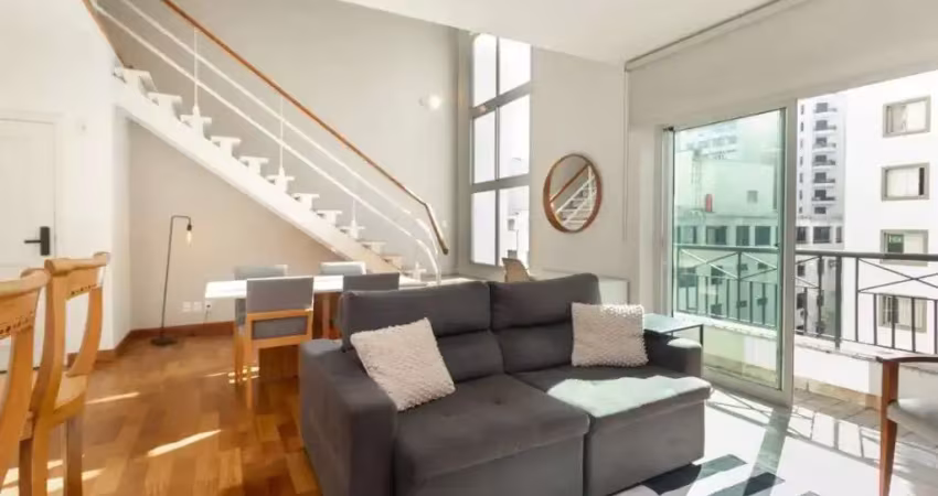 Apartamento duplex com 2 dormitórios, 111 m² - venda por r$ 2.150.000,00 ou aluguel por r$ 15.772,60/mês - pinheiros - são paulo/sp