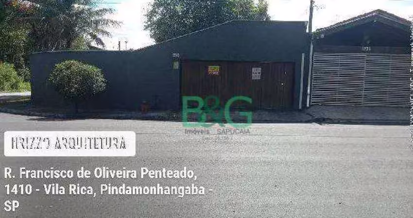 Casa com 4 dormitórios à venda, 246 m² por r$ 402.782,64 - vila rica - pindamonhangaba/sp