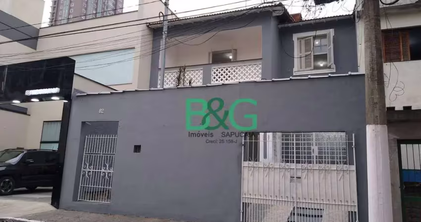 Sobrado, 220 m² - venda por r$ 1.500.000,00 ou aluguel por r$ 5.200,00/mês - vila gomes cardim - são paulo/sp