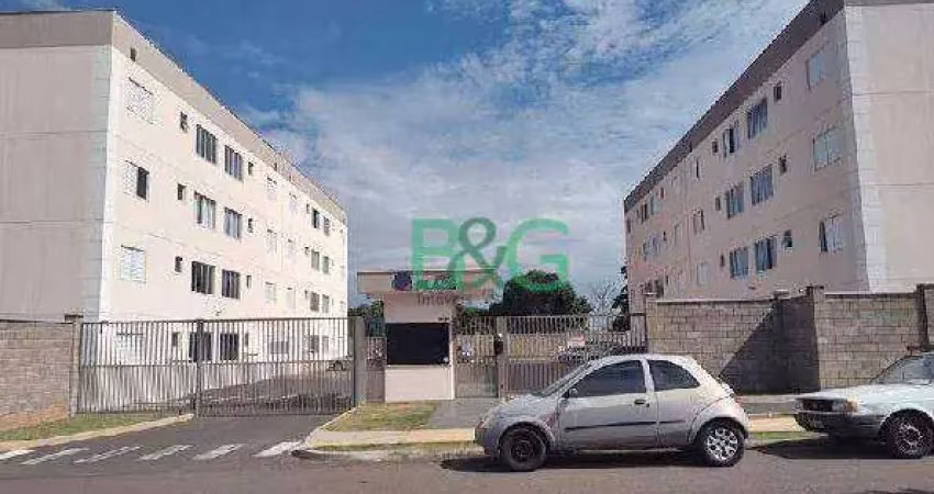 Apartamento com 2 dormitórios à venda, 47 m² por r$ 100.453 - chácaras azaléias - presidente prudente/sp