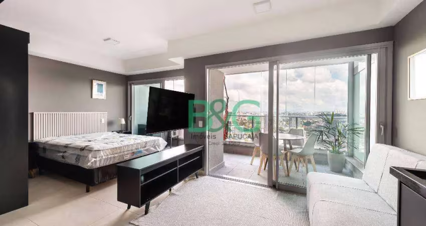 Apartamento com 1 dormitório, 36 m² - venda por r$ 800.000,00 ou aluguel por r$ 5.250,00/mês - butantã - são paulo/sp