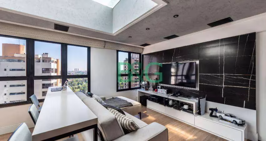 Cobertura com 1 dormitório à venda, 140 m² por r$ 1.100.000,00 - vila suzana - são paulo/sp