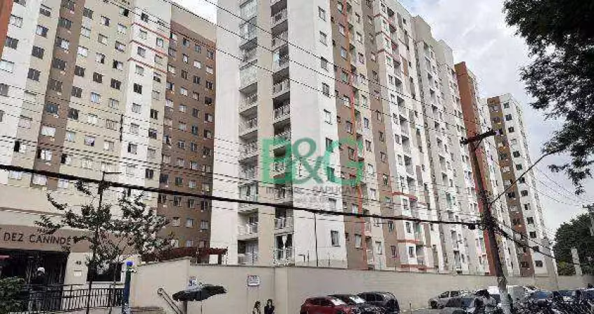 Apartamento com 2 dormitórios à venda, 34 m² por r$ 159.588 - canindé - são paulo/sp